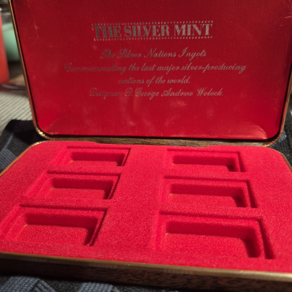 THE SILVER MINT 20 GRAM SILVER BAR STORAGE SET